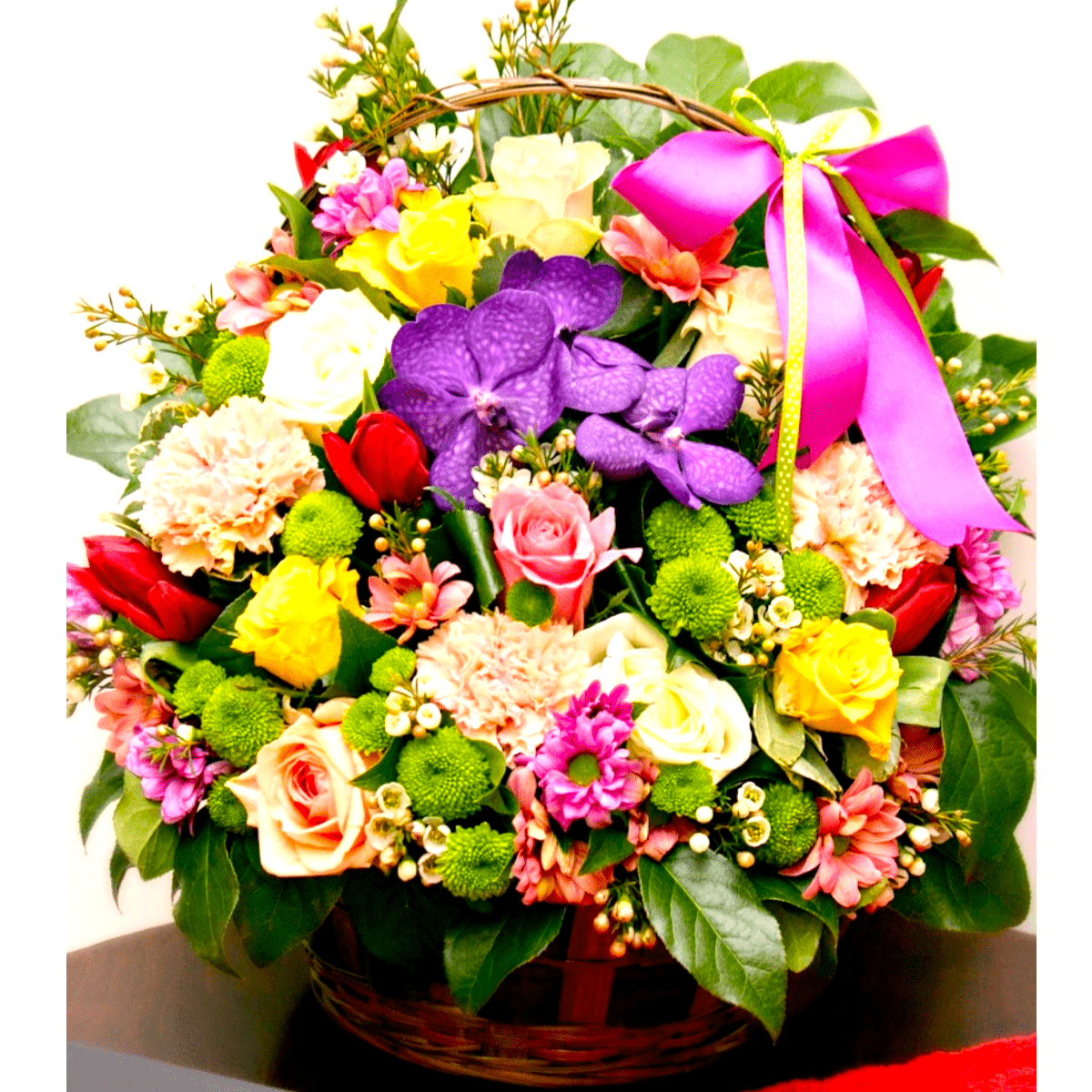 Royal Basket - Cos cu flori alese